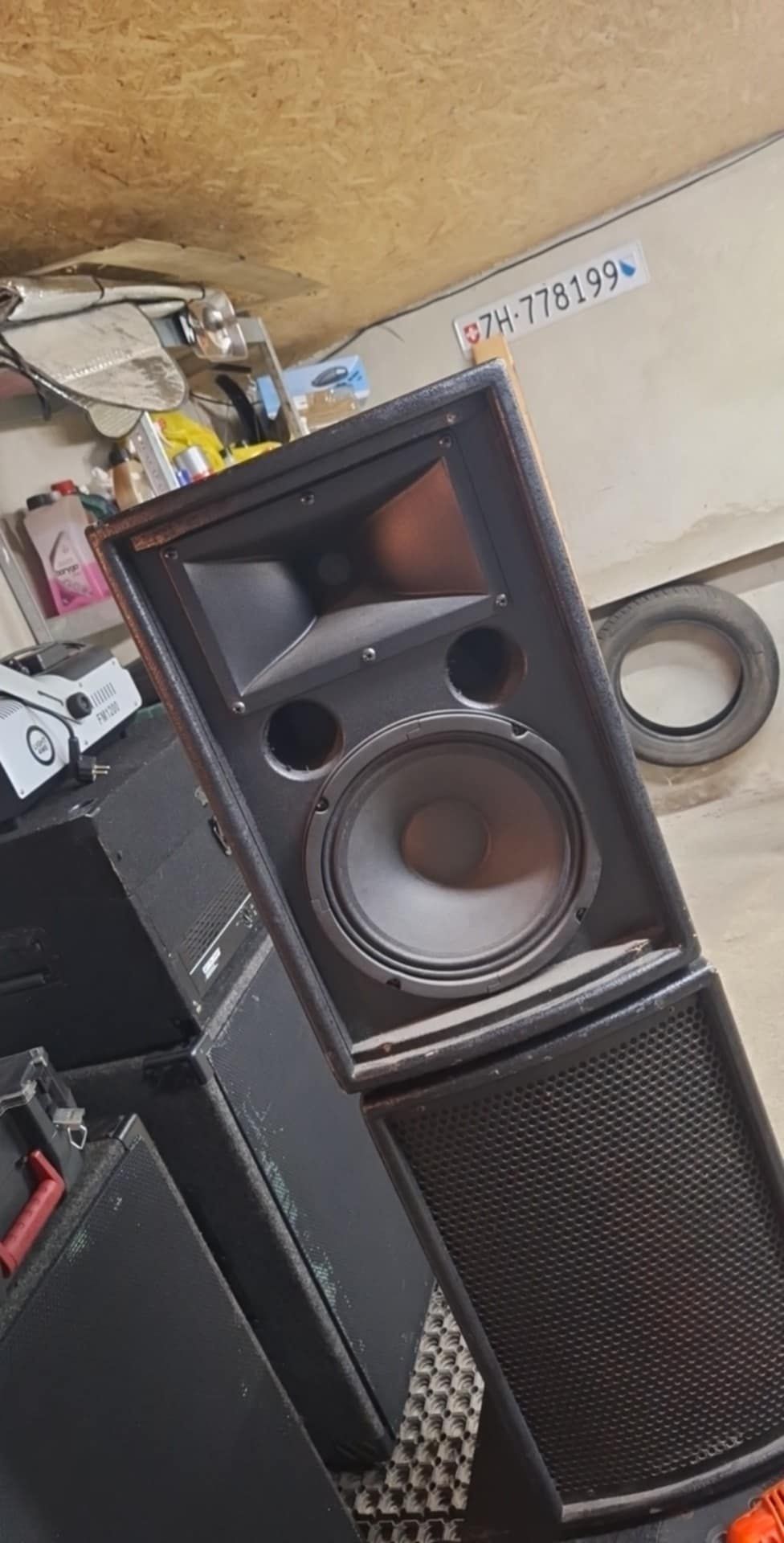 Kolumny estradowe reloop z zestawu active Pa1000