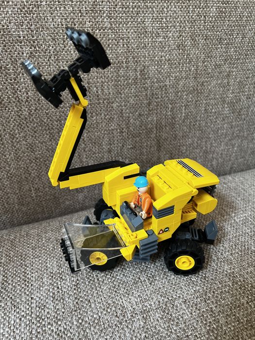 Лего сумісний конструкт поліція трак вантаж блок екскаватор Playtive