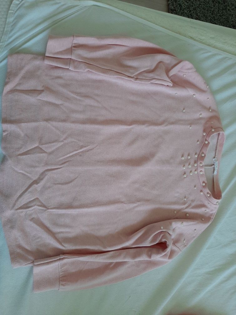 Bluzka sweter r. M/L różowa