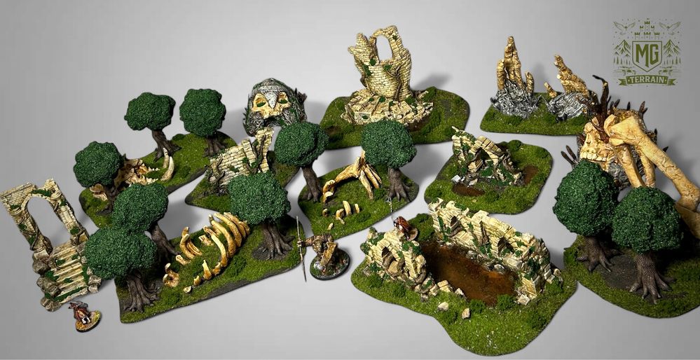 Zestaw Makiet do gry Bitewnej Age of Sigmar Me LotR SBG wh40K Aos