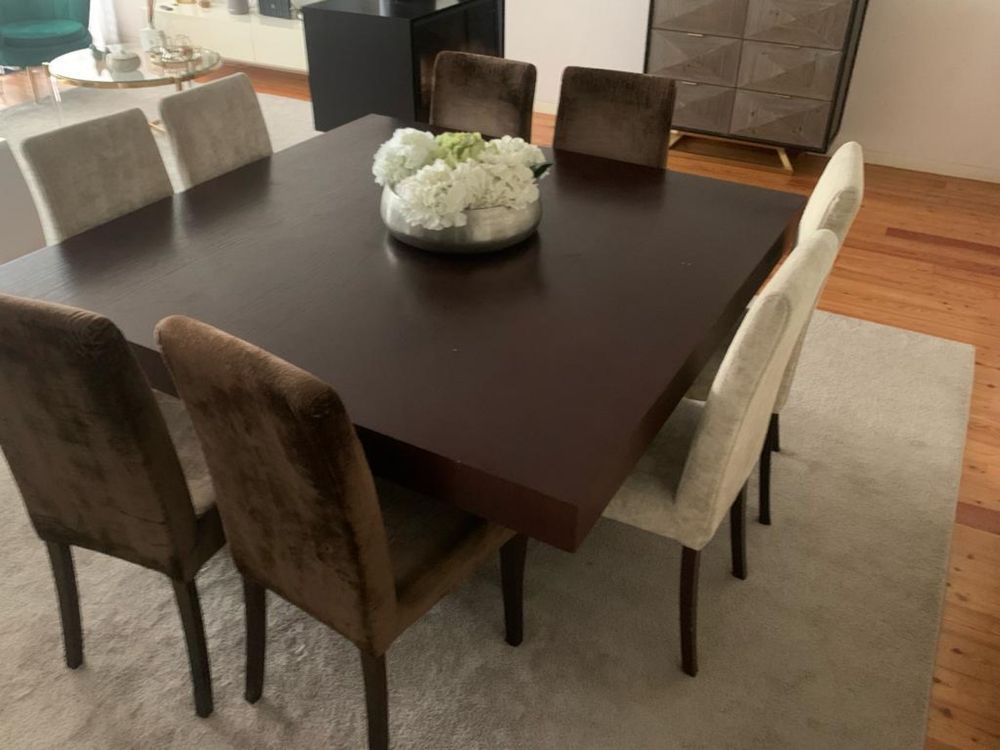 Conjunto mesa,cadeiras,movel,espelho