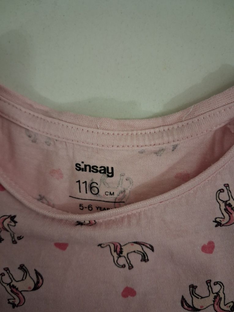 Tshirt dziewczęcy Sinsay