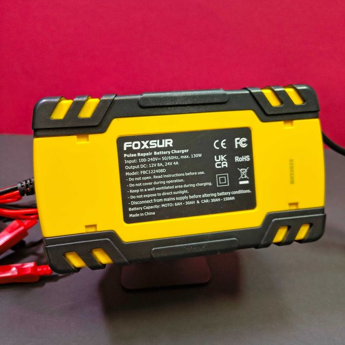 Автоматическое зарядное устройство для аккумуляторов 12В 8А испульсно