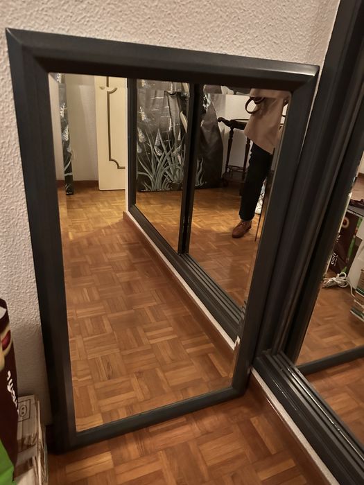 Espelho parede com moldura