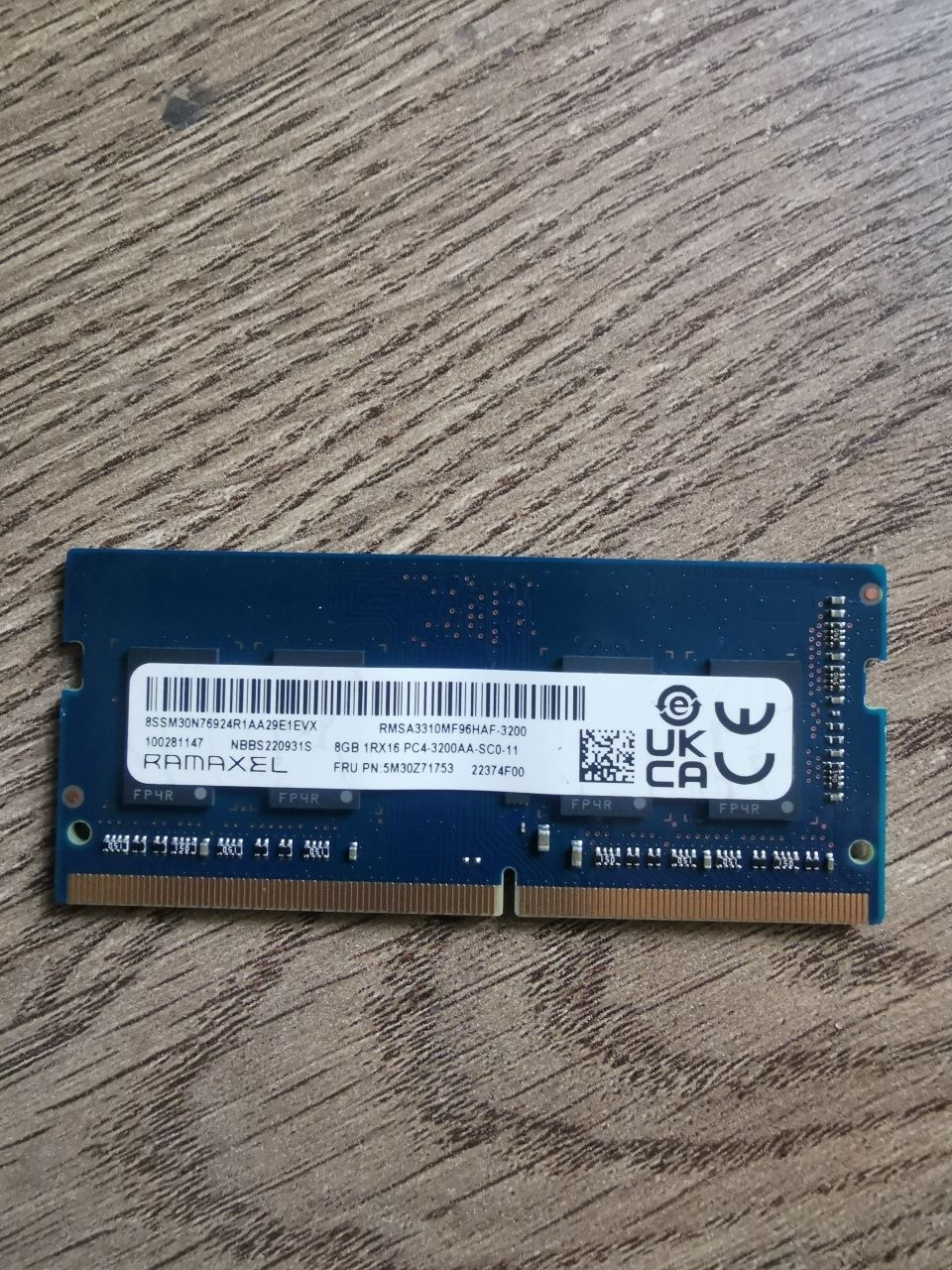 Модуль пам'яті для ноутбука SODIMM DDR4 8GB 3200 MHZ