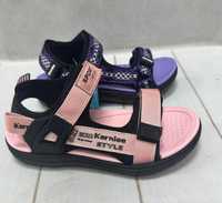 Модні дитячі сандалі  EeBb для дівчинки бузкові  30-37