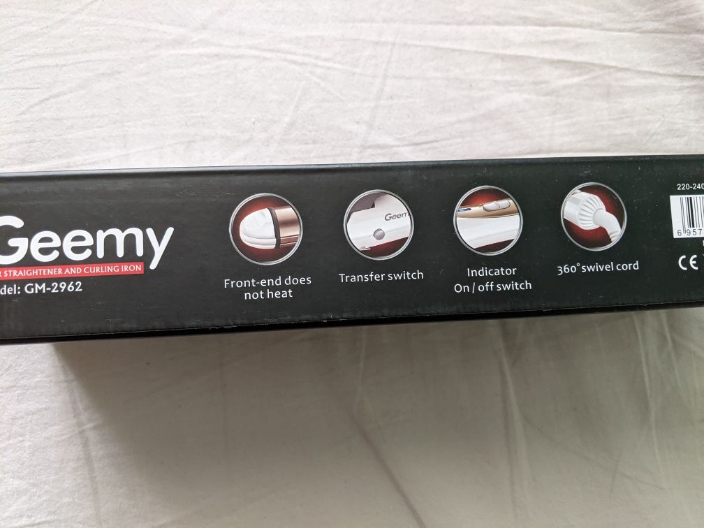 Крутий стайлер для волосся Geemy