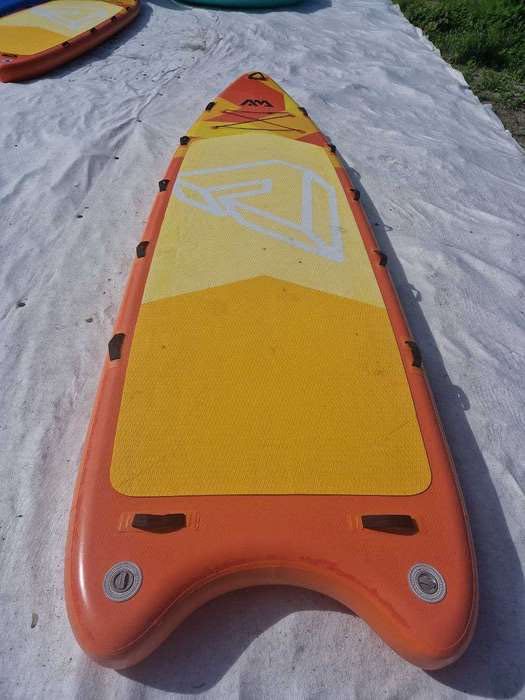 Deska SUP MEGA 18'1 – 550×152×20 cm – żółta