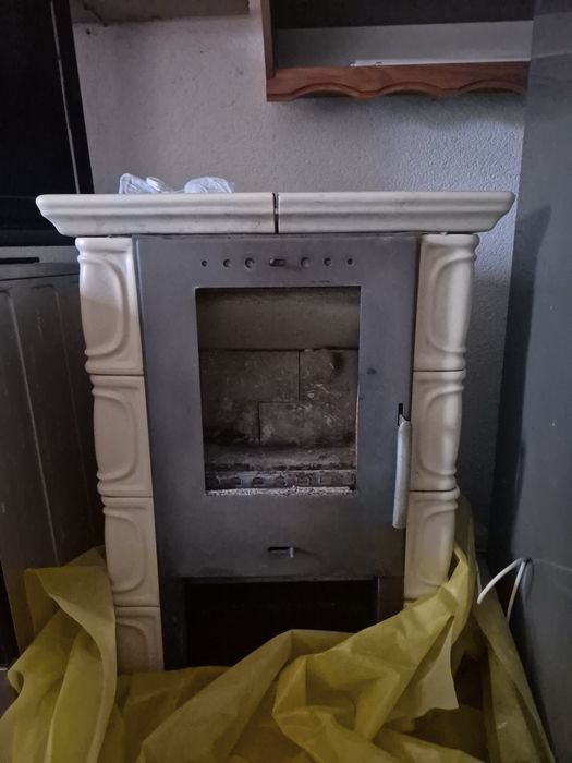 Piec kominkowy kaflowy koza kominek FLAMA ceramiczny