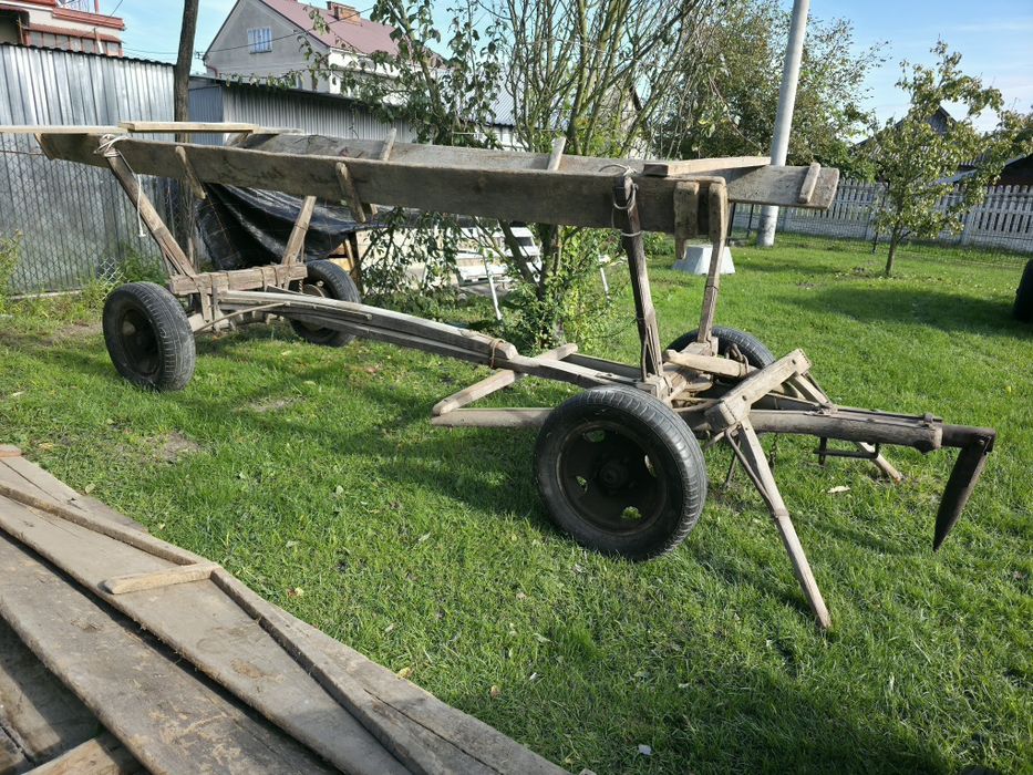 Wóz drewniany konny