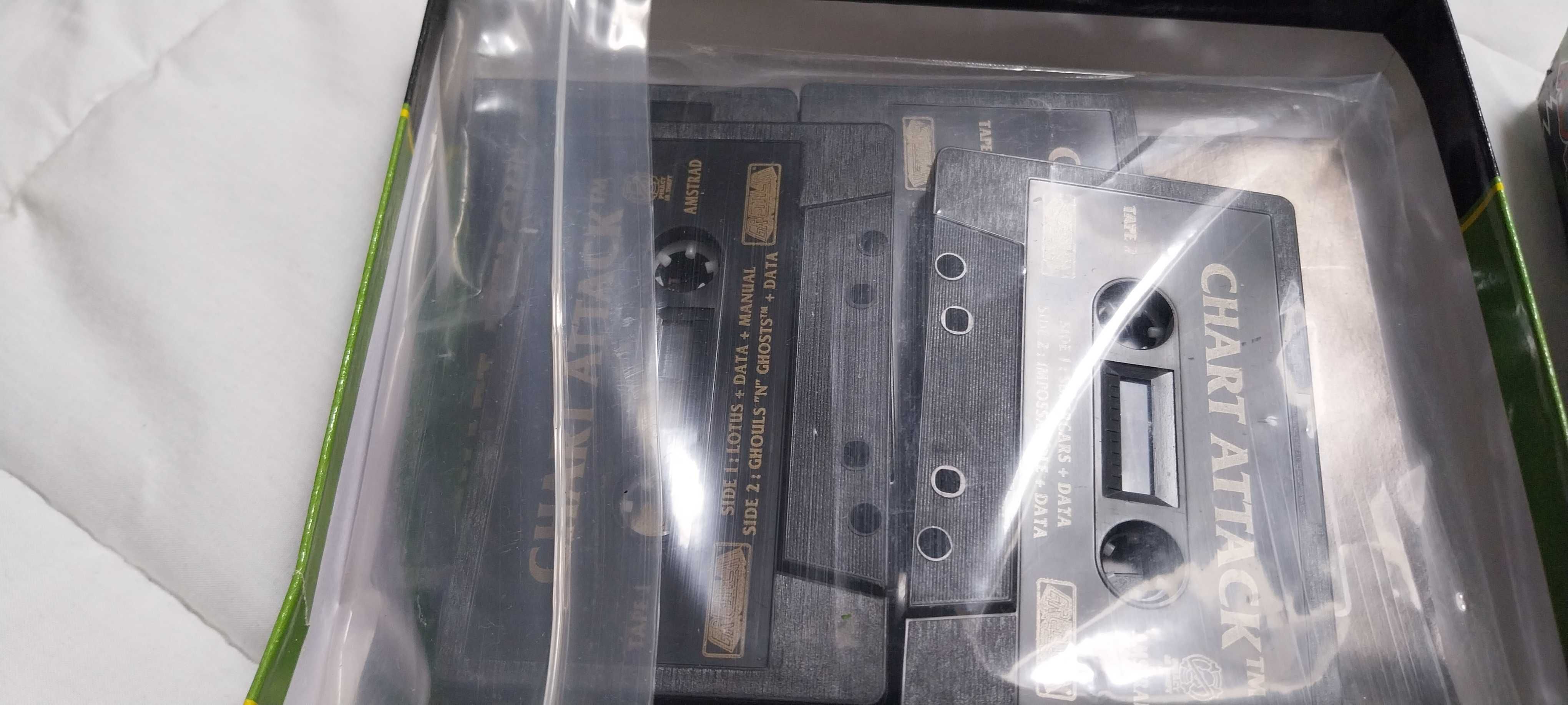Amstrad CPC vintage 5 jogos novos de stock antigo, Shadow beast +4