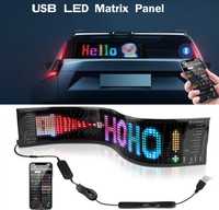 Tablica Inteligentna LED Text Grafit Animacje 47x15x05