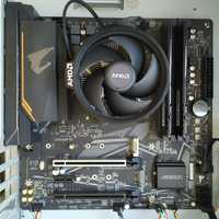 Комплект AM4 Ryzen 5 5500 BOX+ B550M Aorus Elite + 16Gb DDR4 3600