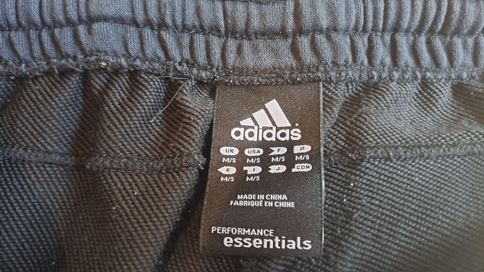 Adidas spodnie ciemno geanatowe, stan bdb, jak nowe, r:M/S.