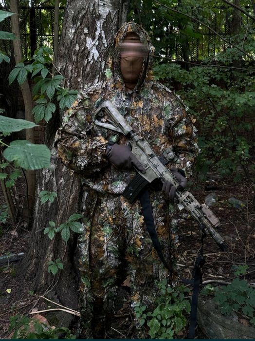 Маскировочный костюм Mil-Tec маскувальний камуфляж 3D листя