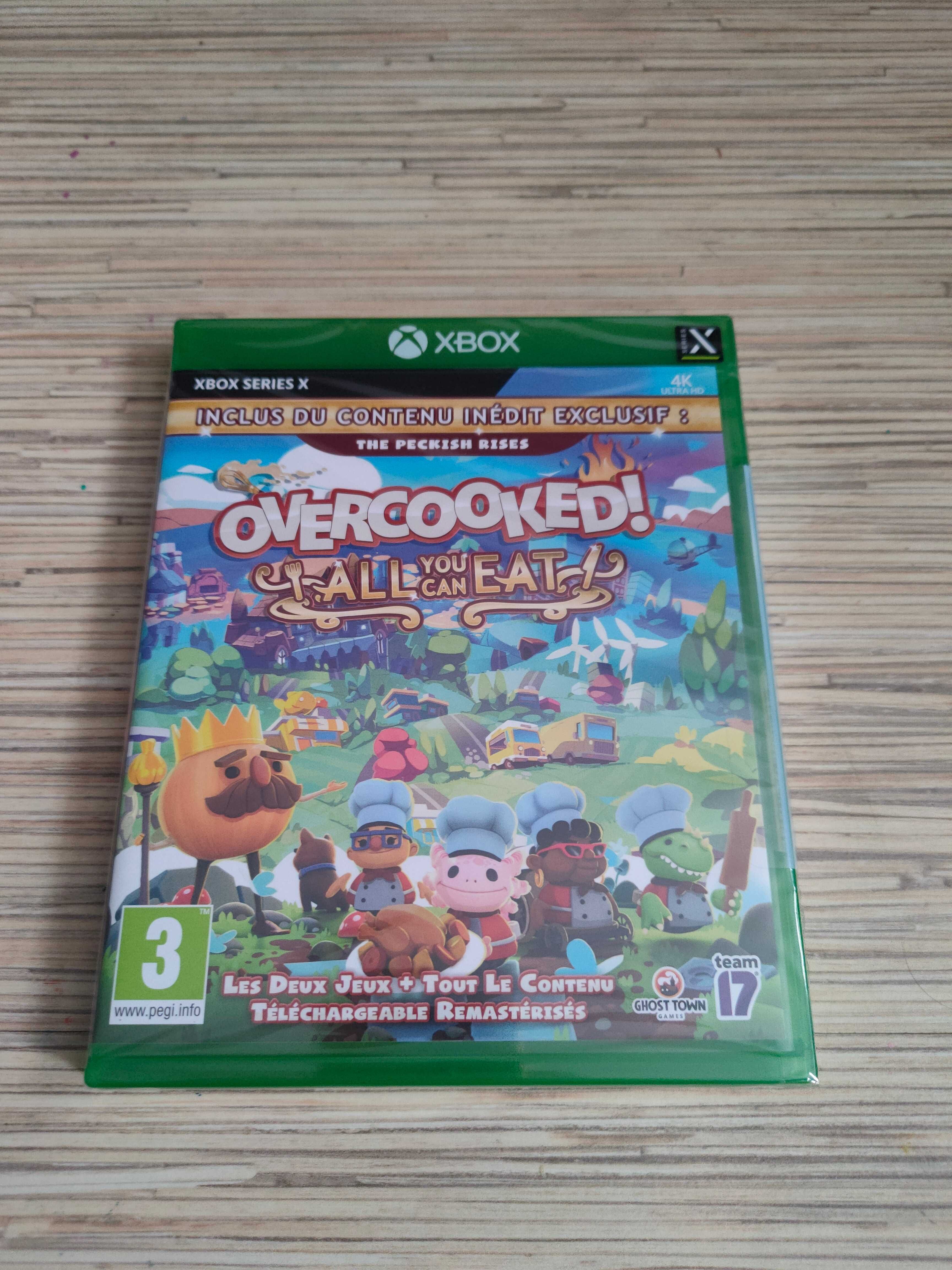 Gra dla dzieci Overcooked! Jesz ile chcesz xbox series x nowa we folii