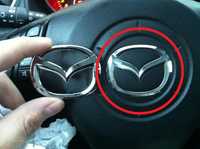 Эмблема значок на руль Mazda 3 BK BL BM, 6 CX 5 Мазда 3,6 CX 7 airbag