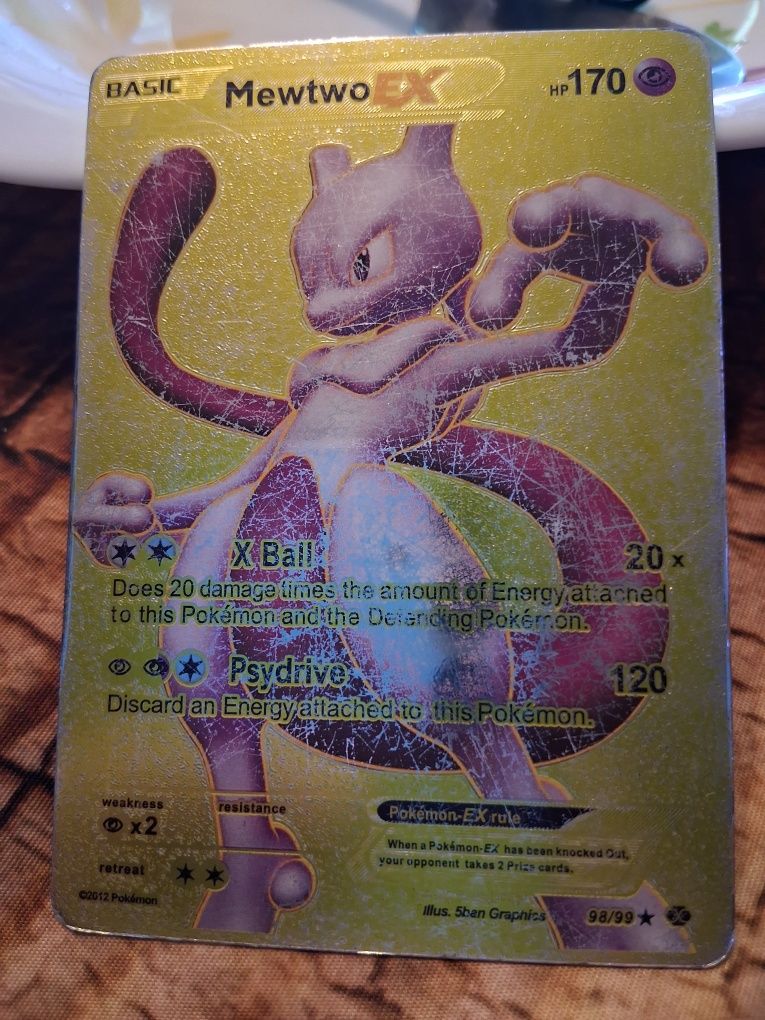 Zestaw 2 kart Pokemon Mewtwo EX