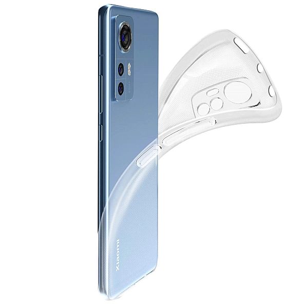 Etui CLEAR CASE 2mm z Osłoną Aparatu do Xiaomi 12 / 12X + Szkło Hartow