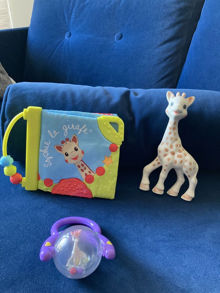 Sophie la Girafe vulli Zestaw książeczka gryzak 3w1 żyrafa Sophie