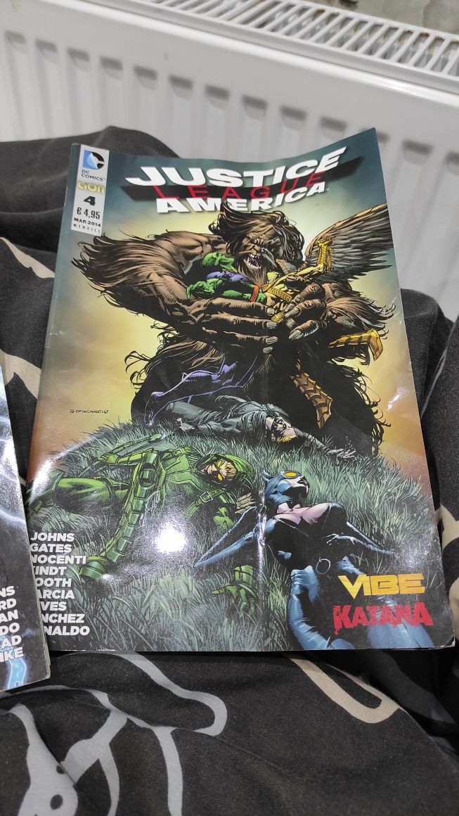 dc комікси Lanterna verde та Justice league America