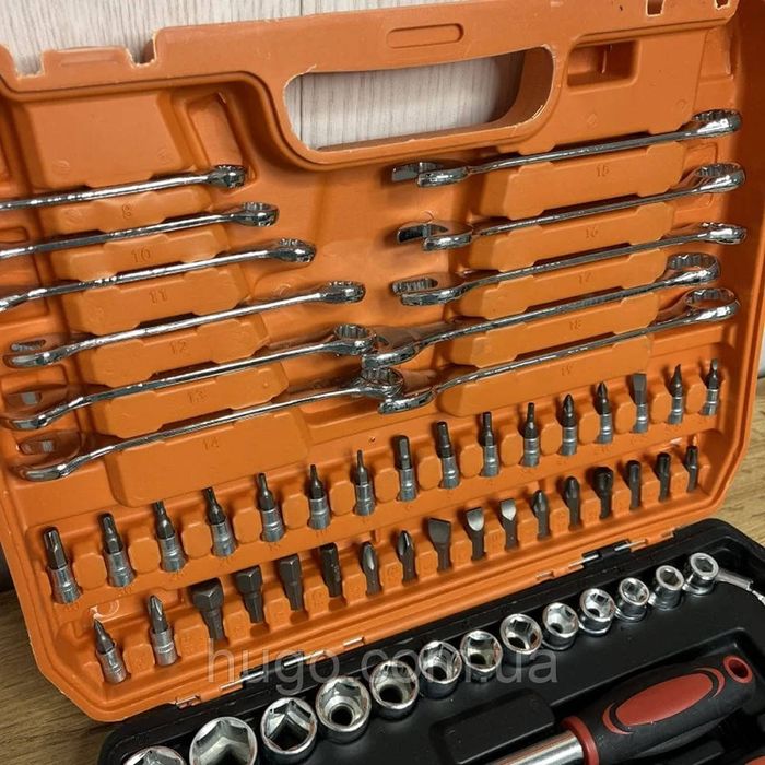 Набор авто инструментов в кейсе, 78 головок, бит, ключей Профессионал!