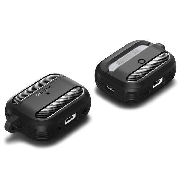 Etui Spigen Rugged Armor Apple AirPods Pro 1 / 2 Czarny