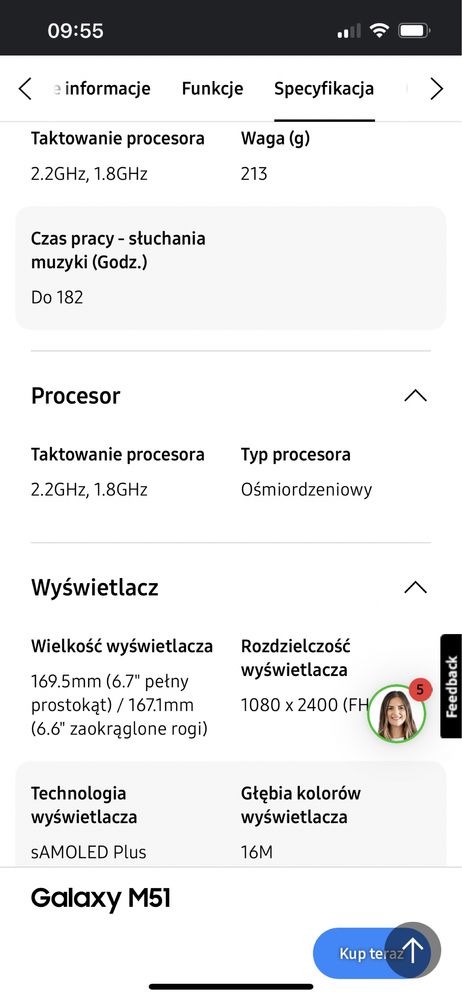 Samsung galaxy m51