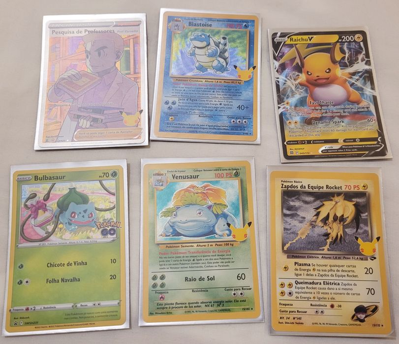 Pokémon Conjuntos Cartas Originais