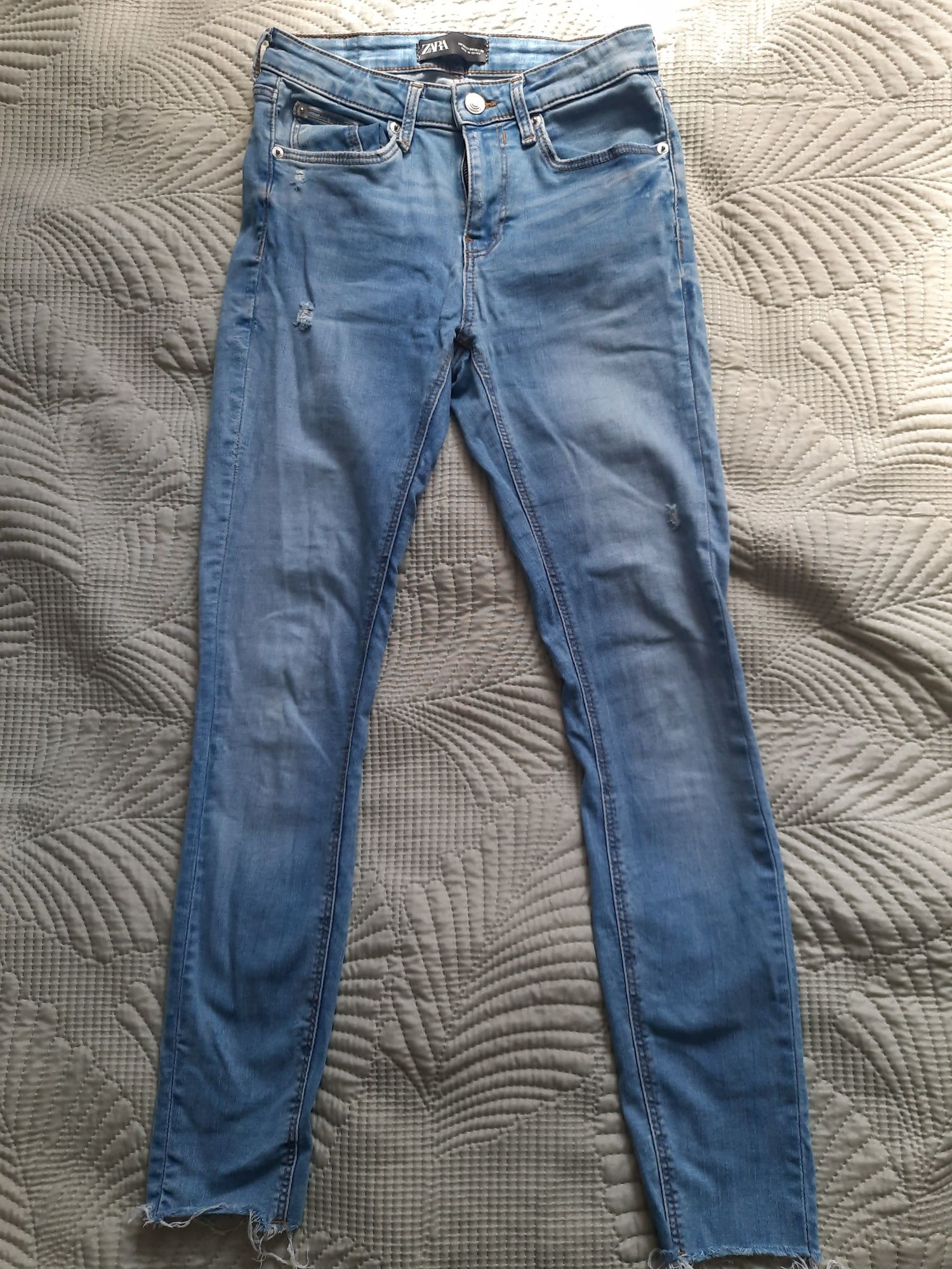 Spodnie jeansowe dżinsowe skinny Zara 36 S