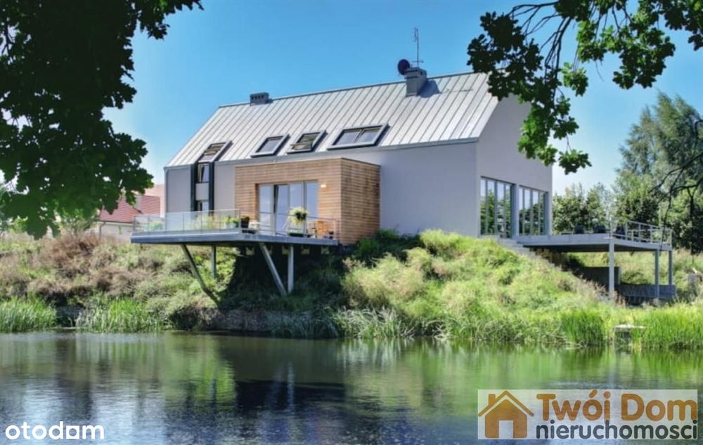 Widok na jezioro, możliwość pomostu-uzbrojona