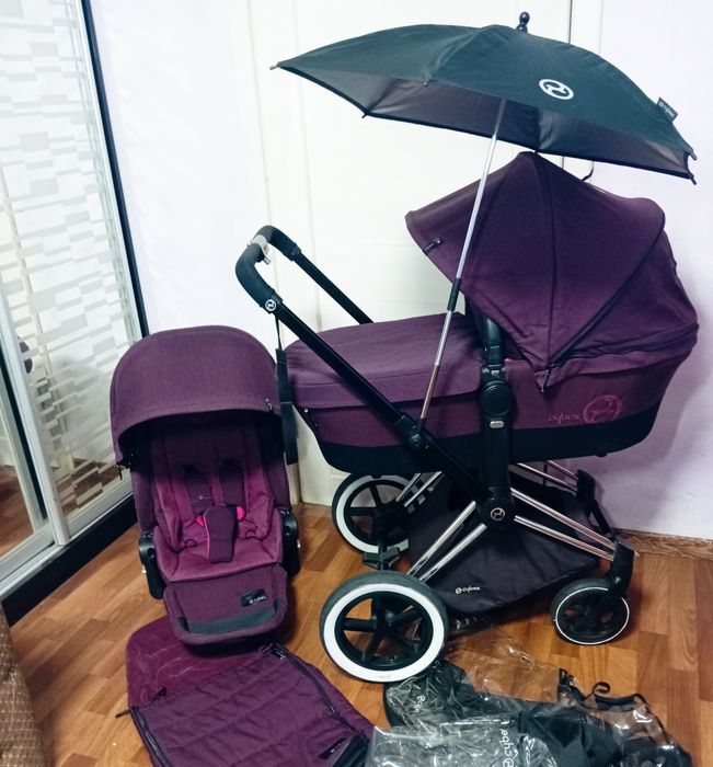 Только до завтра 10600!Коляска Cybex Priam 2в1 + аксессуары