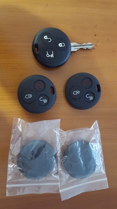 Chave Smart c/3 botões para Fortwo/Cabrio/Roadster/Fourfour [NOVAS]