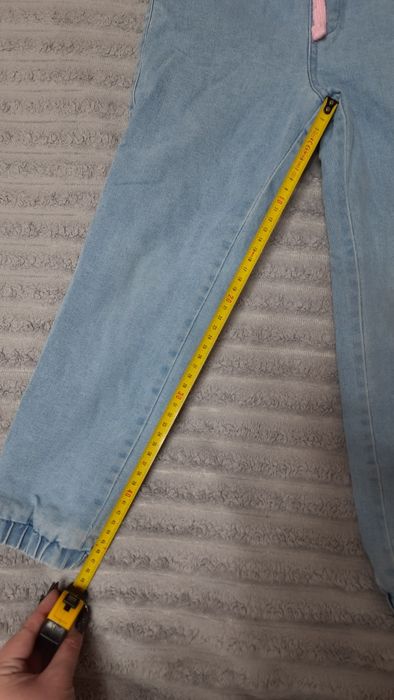 Утеплені джинсові штани, штани зимові на флісовій підкладці 122см