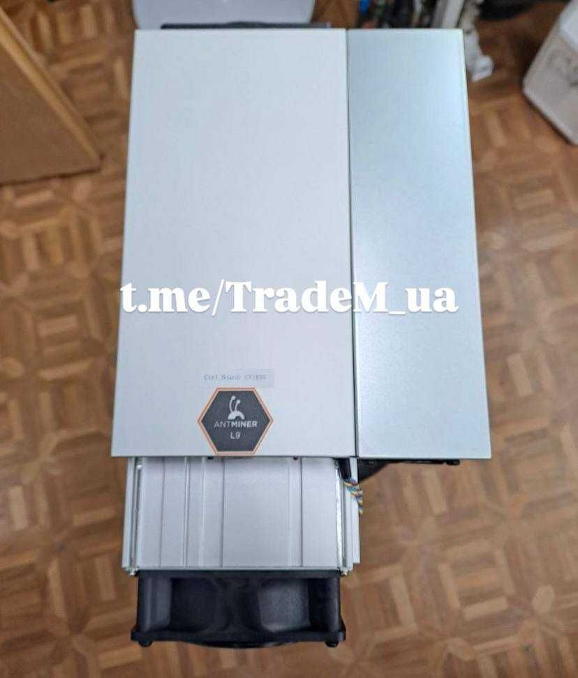 Ціна з доставкою під ключ в Україну 14 днів Antminer L9  17Gh 9700USDT