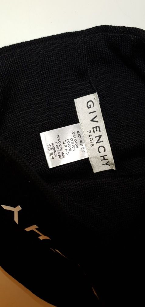 Czapka givenchy bawełna kaszmir