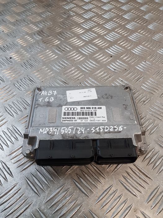 Sterownik Silnika 8E0906018Am Audi A4 B7 1.6 04R- Europa