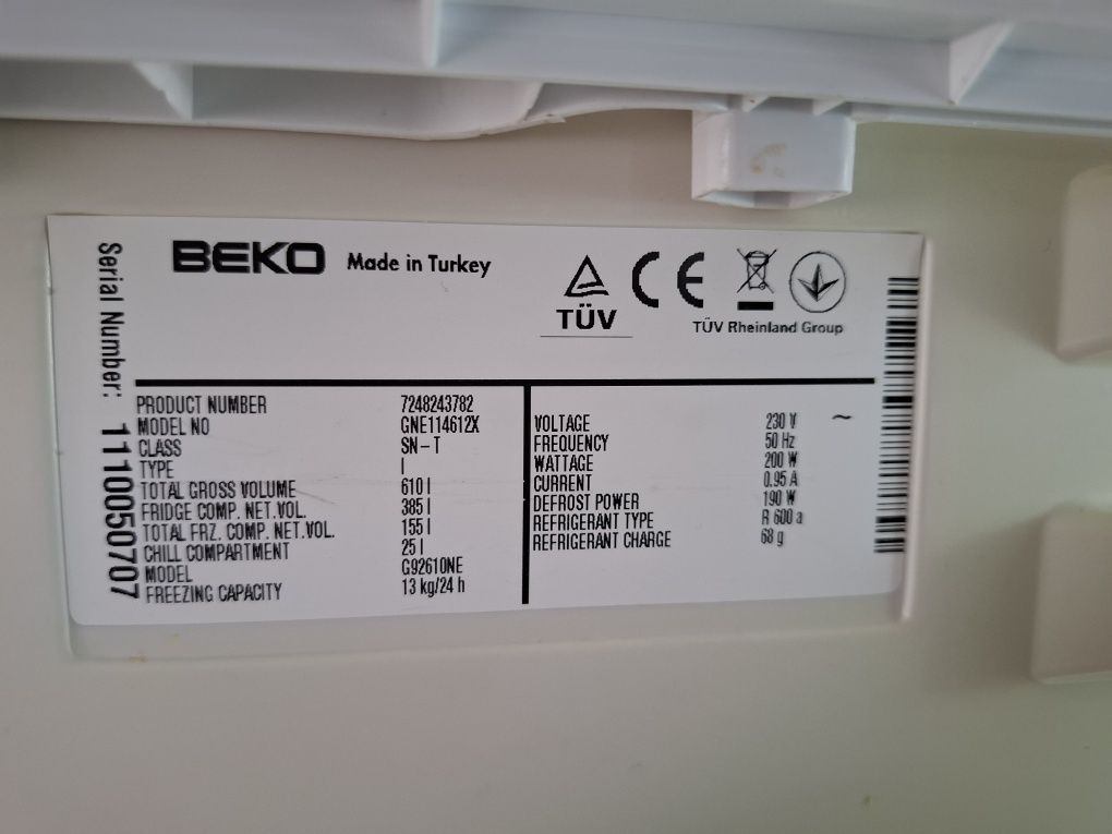 Lodówko-zamrażarka Beko said by said GNE114612X