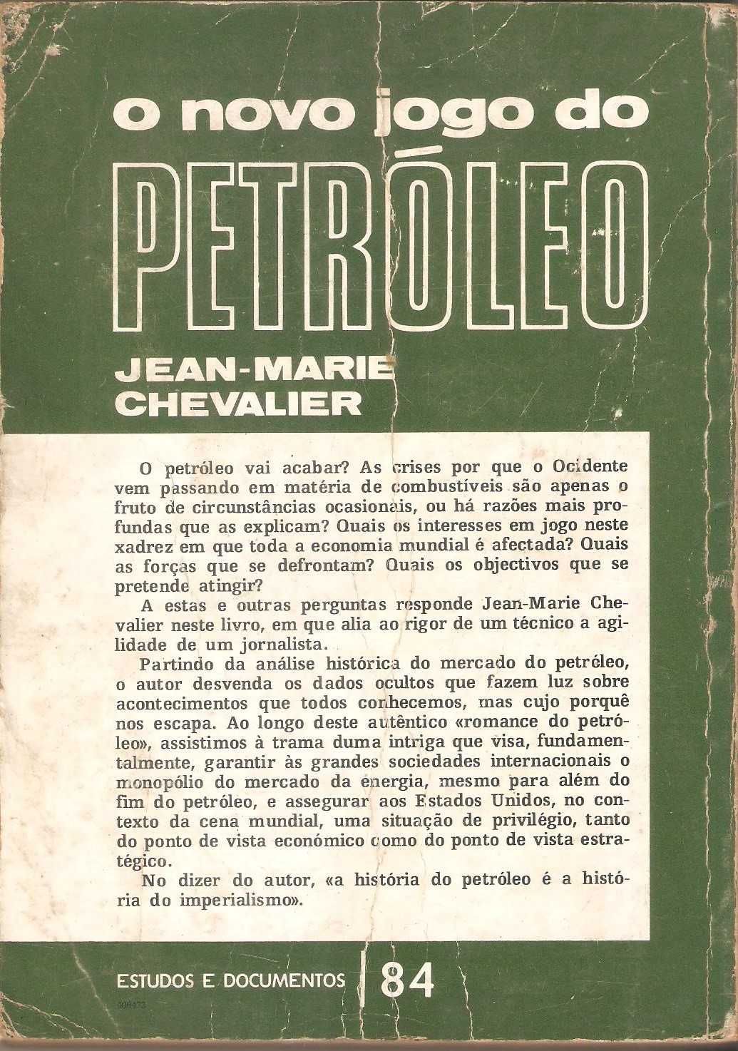 1973 o novo jogo do petróleo de Jean-Marie Chevalier