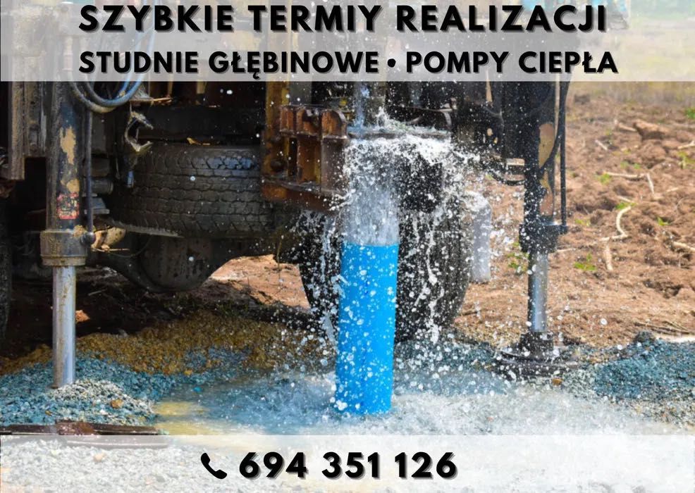 Studnie głębinowe / wiercenie studni / pompy ciepła / tanio Lubin