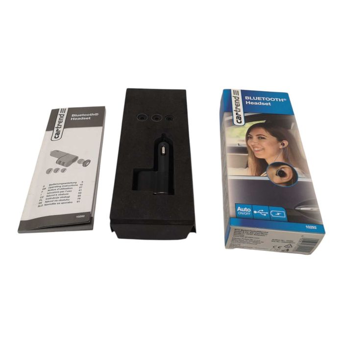 Cartrend ładowarka 2xUSB z zestawem słuchawkowym Bluetooth