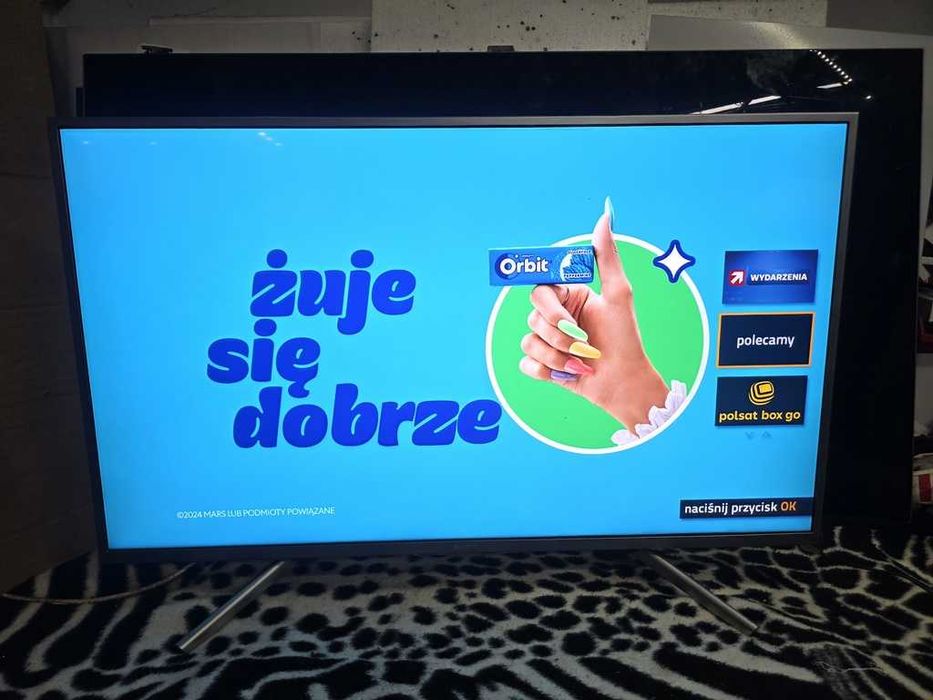 TV LED SONY 43 cale  - smart - pilot - 4K-UHD