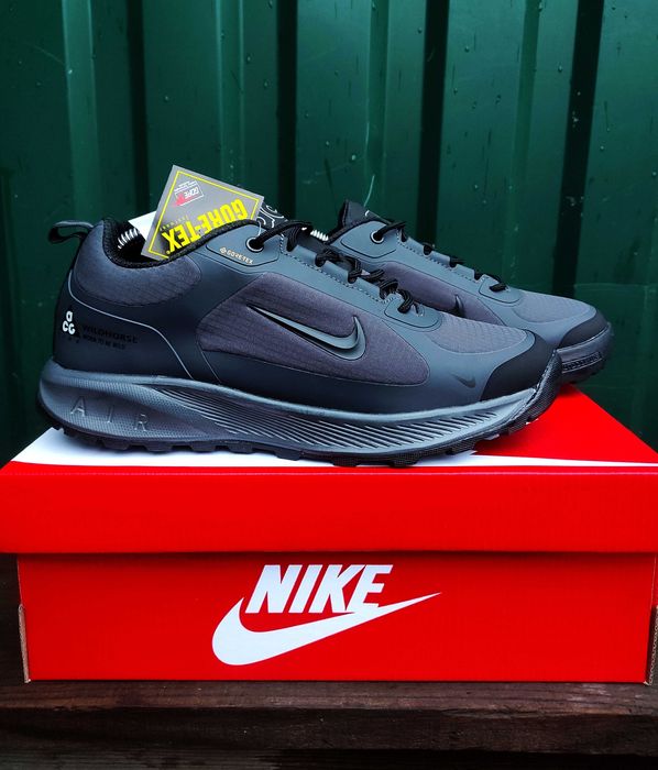 (2159) Термо Кросівки Nike ACG Air черевики колір графіт (41-46)