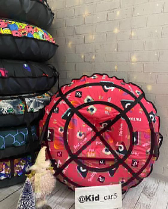 Надувний Тюбінг тюба надувна плюшка надувні санки ватрушка