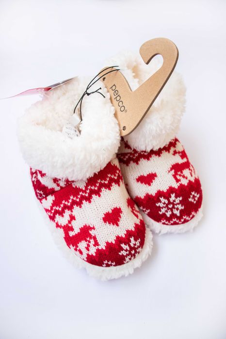 Капці домашні тапки новорічні святкові різдвяні дитячі 24 25 р 30 р 31