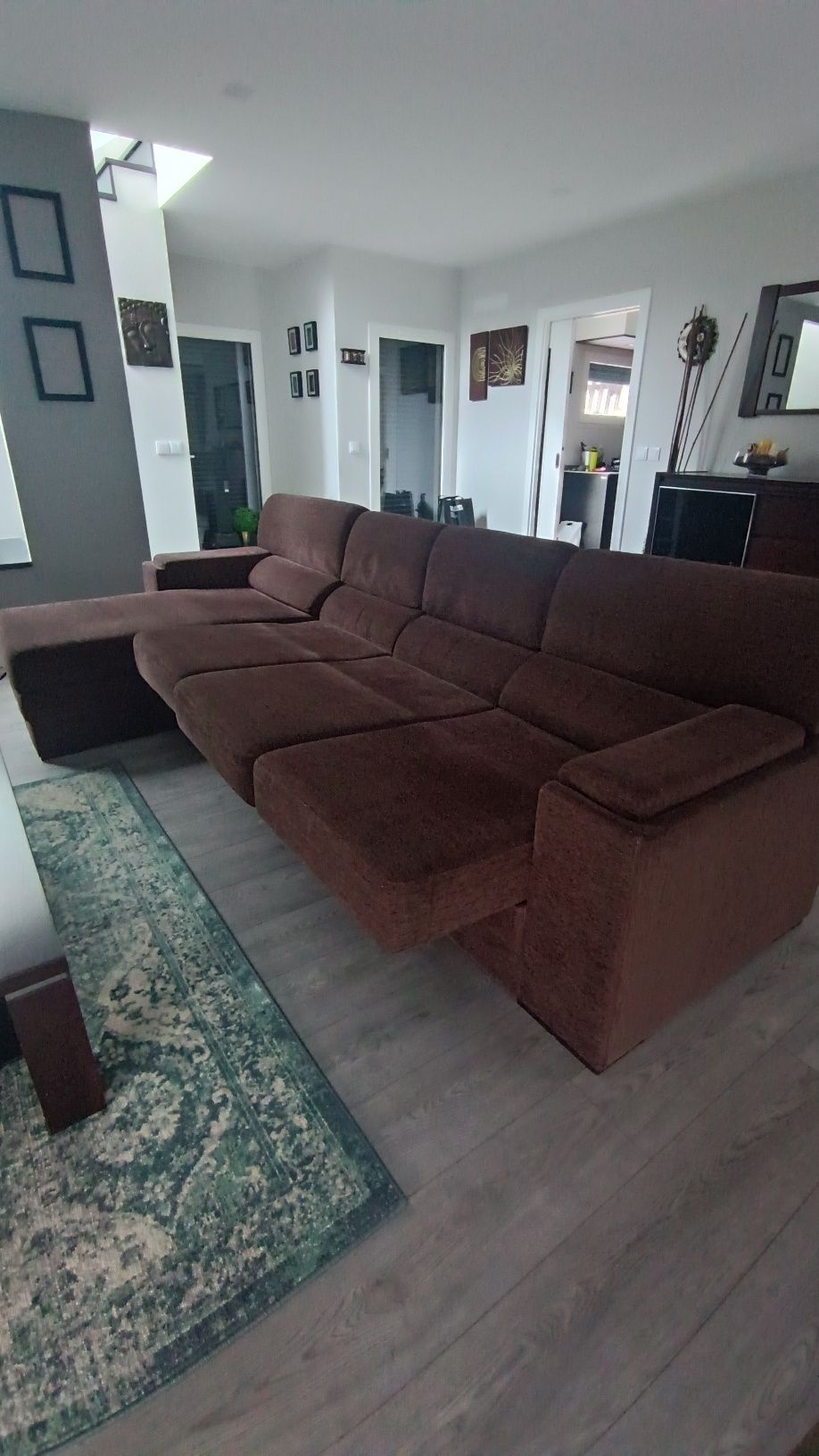 Sofá com chaise long (320x150 cm)