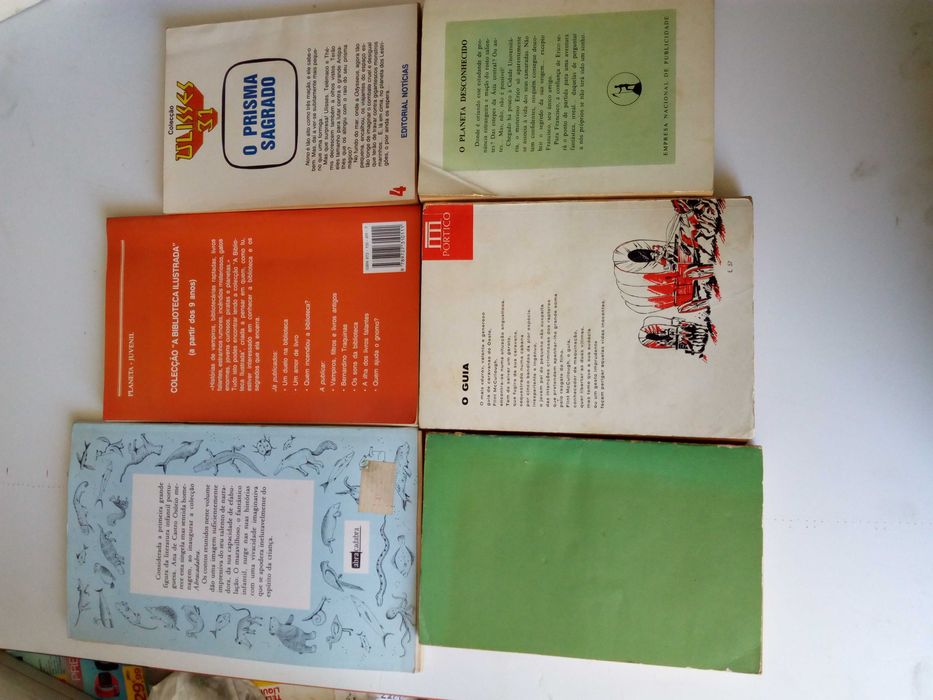 Conjunto de livros de aventuras