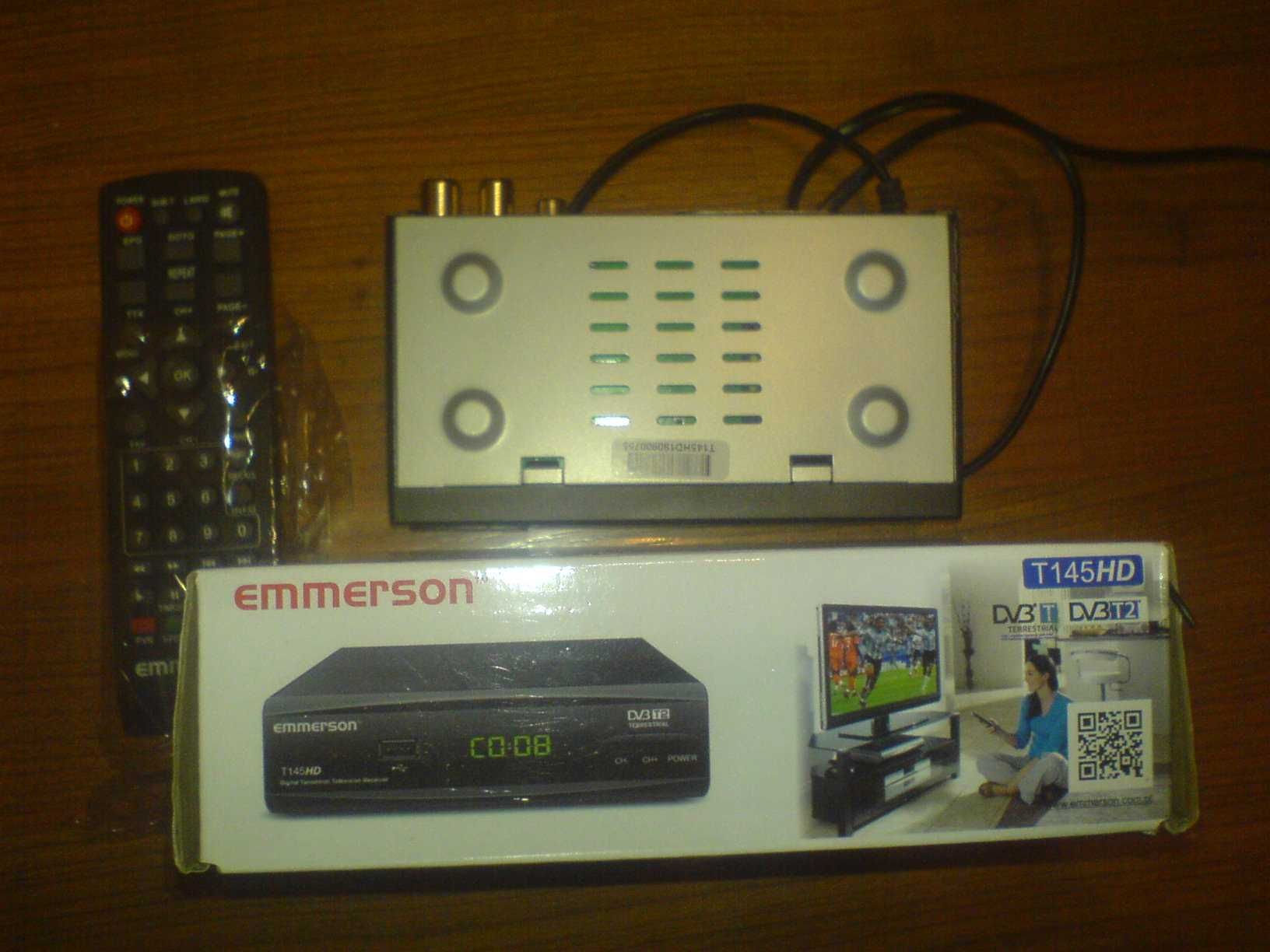 Dekoder Naziemnej Telewizji Cyfrowej Emmerson T145HD Nowy Nieużywany