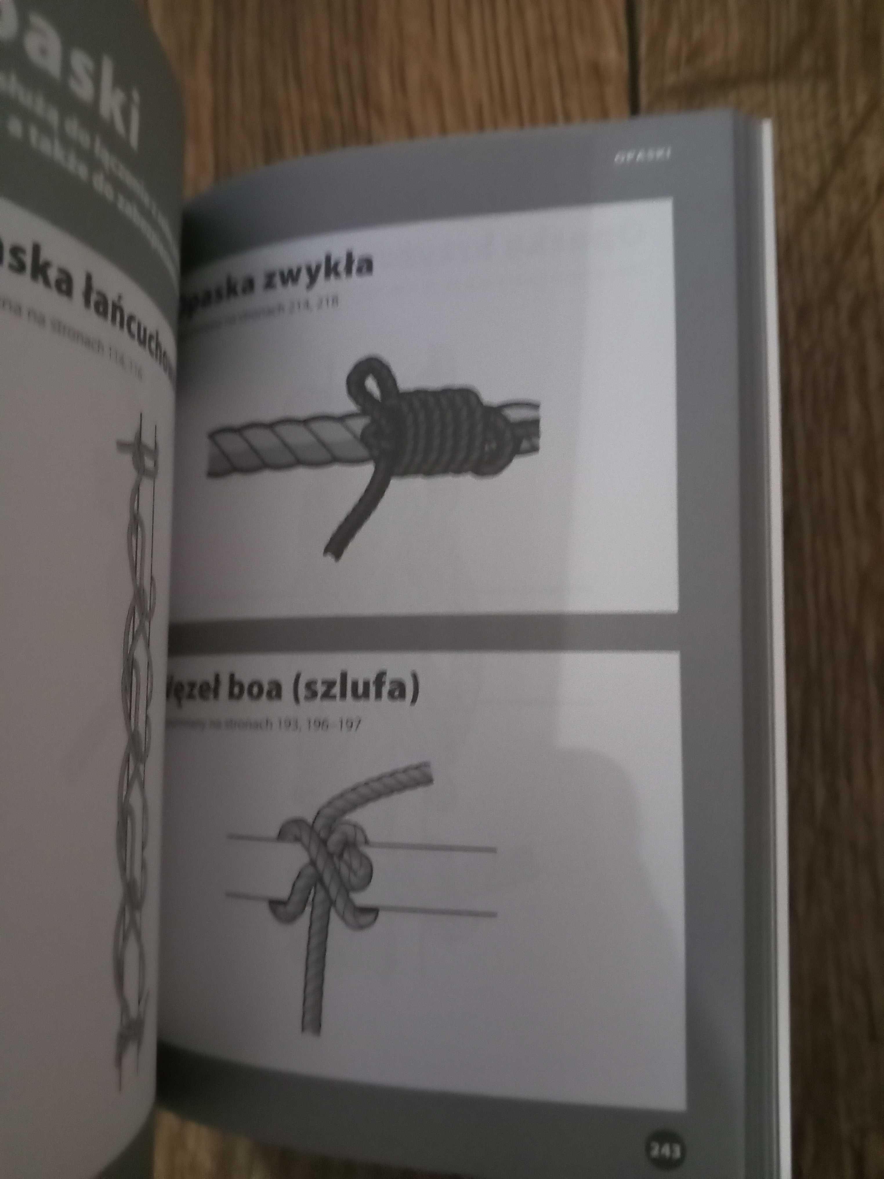 Liny i węzły we wspinaczce żeglarstwie i survivalu