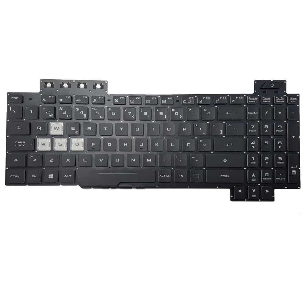 Teclado ASUS Gaming FX505 Retro-iluminado PRETO novo com fatura